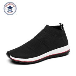 Conmeive Breathable Slip-on Mesh Shoes - Black 9