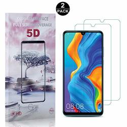 Huawei P30 Lite Screen Protector Tempered Glass 2 Pack Bear Village/® HD Screen Protector 9H Scratch Resistant Screen Protector Film for Huawei P30 Lite