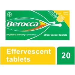 Berocca Effervescent Tablets Mango 20 Tablets
