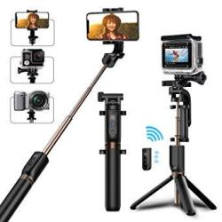Selfie Stick Tripod Matone Bluetooth With Tripod Stand And Detachable Remote Extendable Monopod For Iphone X xs MAX XR 8 PLUS 7 6S Plus Galaxy S9 S9 PLUS S8