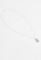 Superbalist Sterling Silver Oval Pendant Necklace