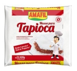 Amafil Tapioca Flour 500G 17.6OZ Massa Para Tapioca One Pack