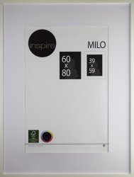 Milo Frame White 60X80CM