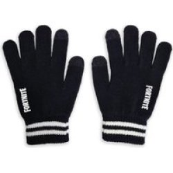 Fortnite - Logo - Gloves - Black One Size Fits Most