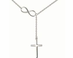 Cross-infinity Necklace