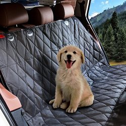 Suppets Pet Seat Cover Car Mat For Dog With Anchors And Buckles Heavy Duty Non-slip Waterproof Polyester Pet Car Blankets For Cars & Suv