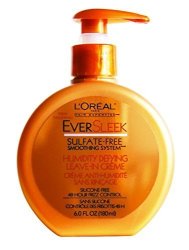 L'Oreal Paris Hair Care L'oreal Paris Eversleek Sulfate-free Smoothing System Humidity Defying Leave-in Creme 6.0 Fluid Ounce