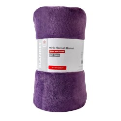 Always 180 200 Mink Flannel - Purple Purple
