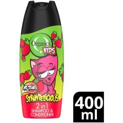 Organics For Kids 2IN1 Shampoo And Conditioner Strawbelicious 400ML