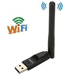 Idealco 150M 2.4G Wireless USB 2DBI 802.11 B g n Antenna Wifi Adapter Wifi Dongle Network Lan Card For Desktop pc laptop Windows XP VISTA 7 8 10 Android 5.1 Mac Os