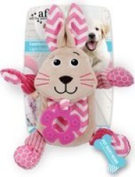 Little Buddy Comforting Bunny Dog Toy Pink
