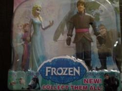 Frozen Plastic Figurine Set Of 2 - 14cm - Can Work As Cake Topper - Kristoff And Elsa