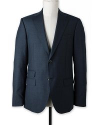 Wool Textured End On End Modern Fit Jacket