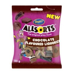 Allsorts Chocolate Flavoured Liquorice 150G