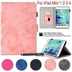 Ipad MINI 1 2 3 4 7.9 Inch Case Newshine Pu Leather Wallet Folding Stand Cover For Apple Ipad MINI & Ipad MINI 2