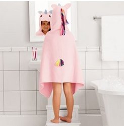 Jumping Beans Unicorn Hooded Bath Towel