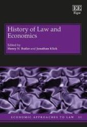 History Of Law And Economics Hardcover