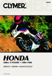 Clymer M329 Honda 500cc V-fours 1984 To 1986 Repair Manual