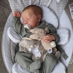 Reborn Baby Dolls Girls Silicone Full Body Lifelike Reborn Doll Sleeping  Anatomically Correct Washable Toy Doll Reborn Babies 30cm,girl_a