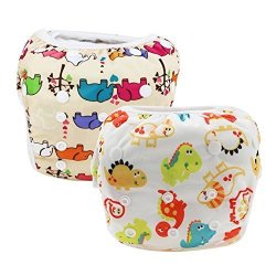 2 Pack Reusable Swim Diaper