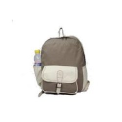 King Kong Leather Canvas & Leather Backpack Grey