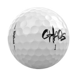 Wilson Chaos White Golf Balls - Double Dozen