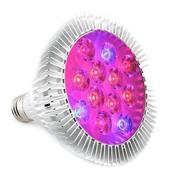 LG-LED SOLUTIONS LIMITED Marshydro 24W LED Grow Light E26 E27 For Home Organic Bulb Red Blue New Style For Small Plants