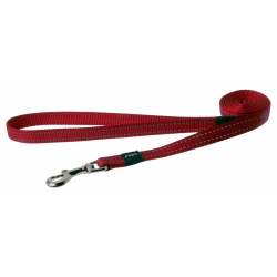 Rogz Classic Reflective Leads - M Red