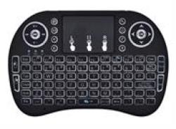 Geeko MINI Wireless Keyboard With Touchpad For Smart Tv And Android Tv Box - Nano 2.4GHZ USB Adapter Included Backlit 92 Keys Qwerty Style