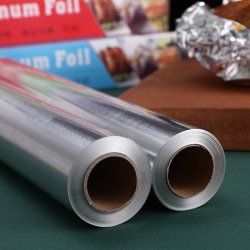 Premium Aluminum Foil Roll - 15 20 Micron Thick Food-grade Tin Foil For Bbqs & Picnics Customizable Lengths