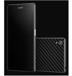 Sony Xperia Z5 3M Carbon Fibre Back Skin Black Carbon