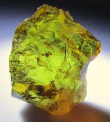 19.12 Crt Green Tourmaline Crystal Rough
