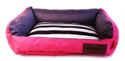 Dogs Life Dog's Life Retro Lounger Waterproof Winter Bed In Pink Xxl