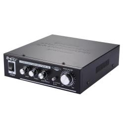 AK-104 2CH 200W + 200W Hifi Stereo Audio Amplifier With Fm Radio Ac 220V Dc 12V Black