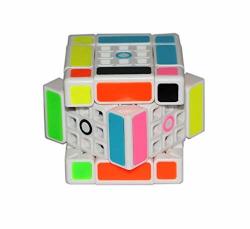 Fangshi Limcube Dual 3X3X3 Cube - Professional Twist Cube Puzzles Iq Challenge Brainteaser Puzzle Perfect For Gifts & Collection 2.2 White