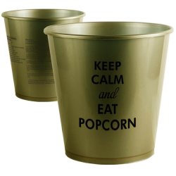 - Popcorn Bucket - Gold Keep Calm