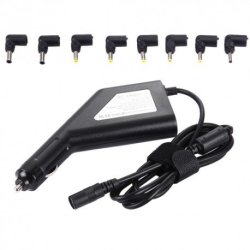 Laptop Notebook Power 90W Universal Car Charger With 8 Power Adapters & 1 USB Port For Samsung Sony