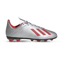 Adidas Junior X 19.4 Fg Silver red Boots