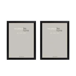 Black Picture Frames For Photos Large Pack Of 2