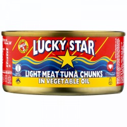 Lucky Star Canned Light Meat Tuna Chunks In Vegetable Oil170g