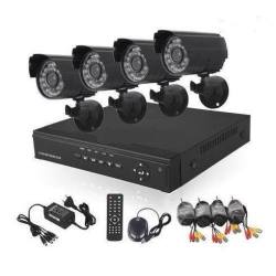 4 Channel Cctv Kit + Remote Viewing+2000g Harddrive