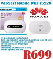 HUAWEI Wireless E5220 Mobile Wi-fi Pocket Router