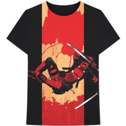 Marvel Deadpool Samurai Mens Black T-Shirt Xx-large