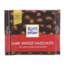 Dark Whole Hazelnut Chocolate Slab 100G