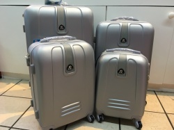 Set Of 4 Suitcases Travel Trolley Luggage Abs With Universal Wheels