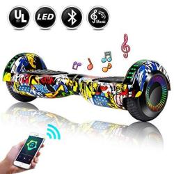 Epctek 6.5" Hoverboard Self Balancing Hoverboards With LED Light Free Carry Bag - UL2272 Certified Hover Board For Adults Kids