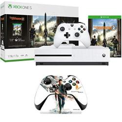Microsoft Xbox One S Bundle 1 Tb Console With Tom Clancy's The Division 2 234-00872 + Xbox One Official Quantum Break Controller Stand