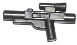 Parts Star Wars Weapon - Gun Blaster Short Star Wars 58247 - Pearl Dark Grey