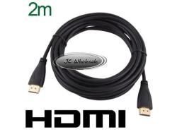 Premium 6ft 2m Hdmi Cable Gold Plated Connection V1.4 Hd 1080p For Ps3 Hdtv
