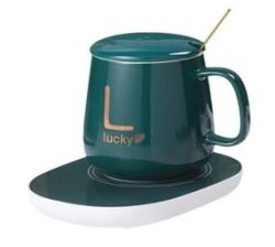 Smart Ceramic Coffee Warmer Mug Set